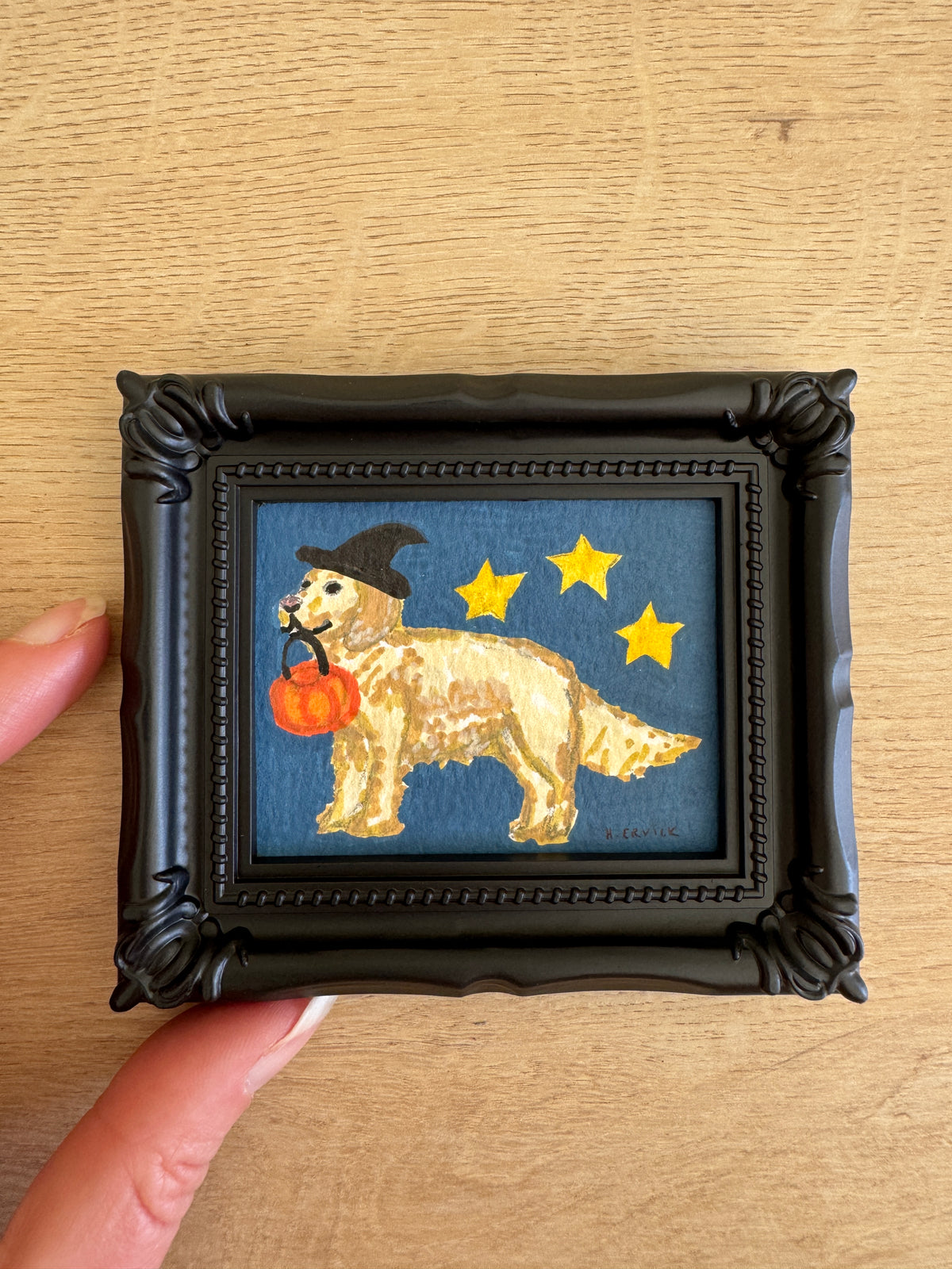 Day 1: Trick or Treat Golden Retriever Tiny Original Spooky Cutie