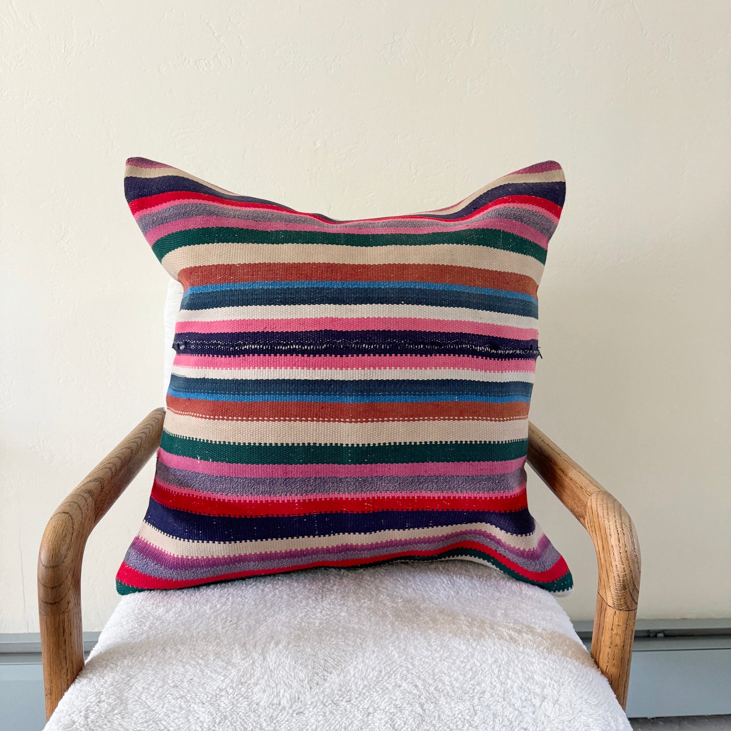 Kilim Throw Pillow 013 | 24" x 24"