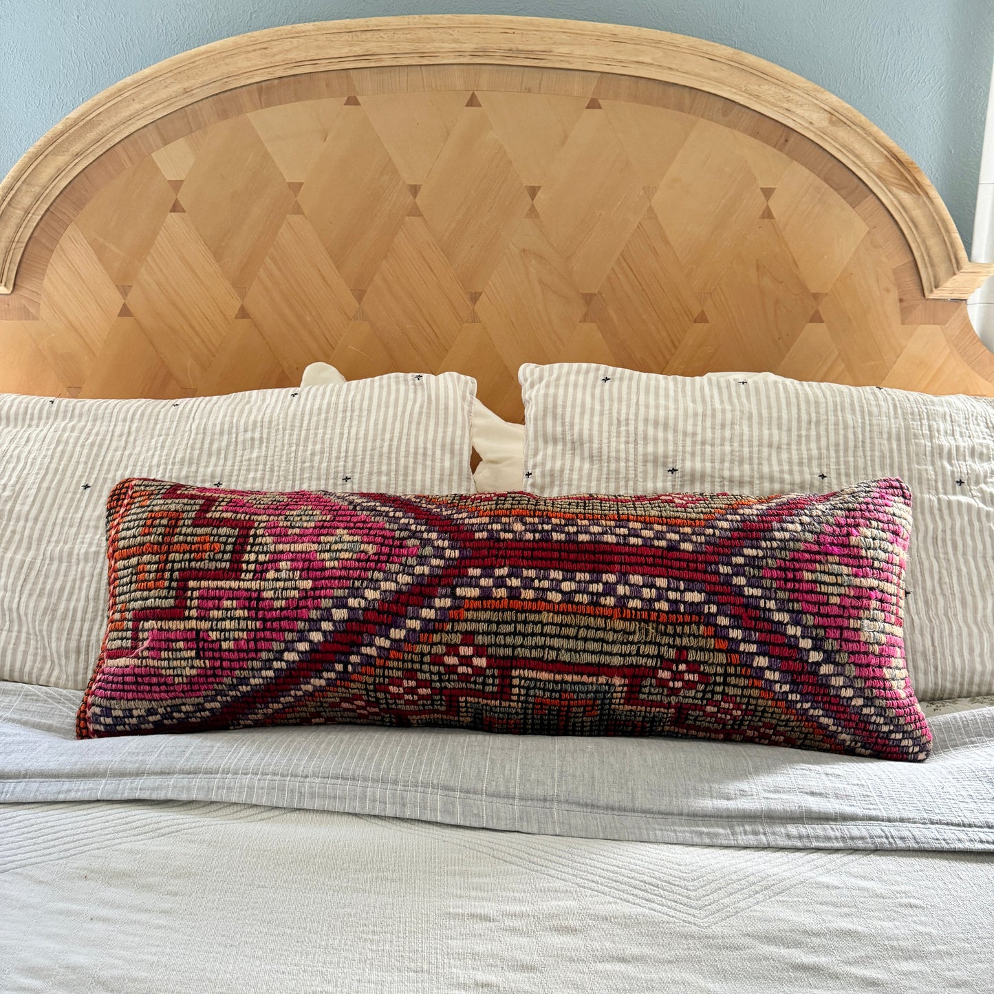 Kilim Lumbar Pillow 016 | 12" x 36"