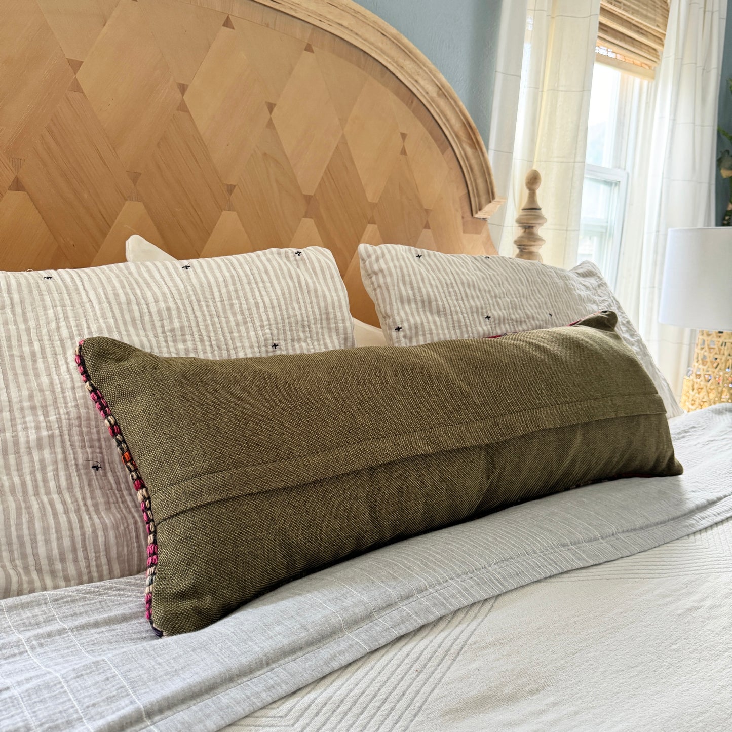 Kilim Lumbar Pillow 016 | 12" x 36"