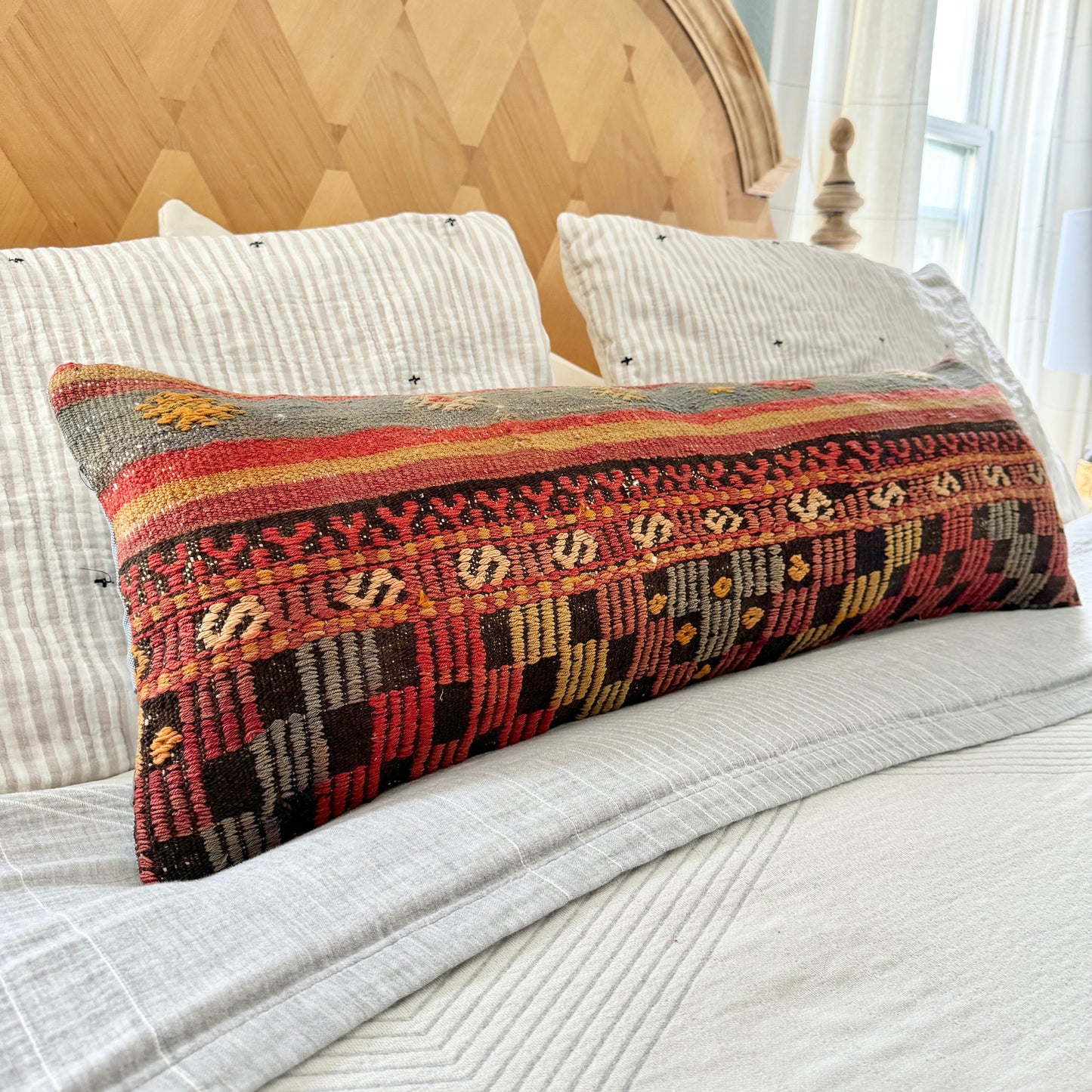 Kilim Lumbar Pillow 019 | 12" x 36"