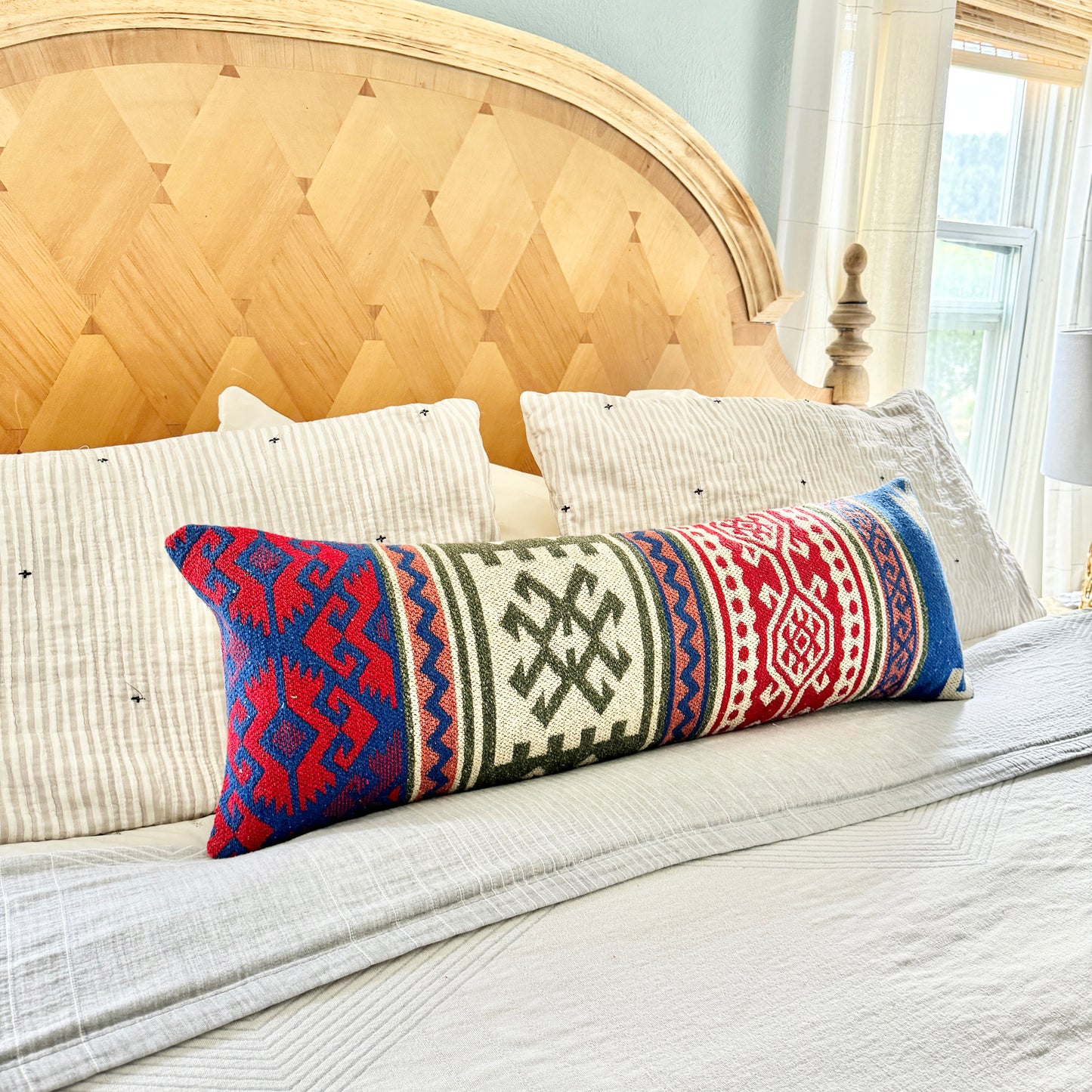 Kilim Lumbar Pillow 020 | 12" x 36"