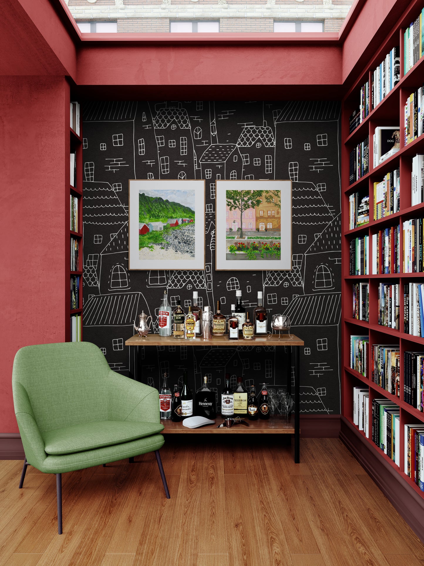 "Oslo Buildings" Fine Art Print