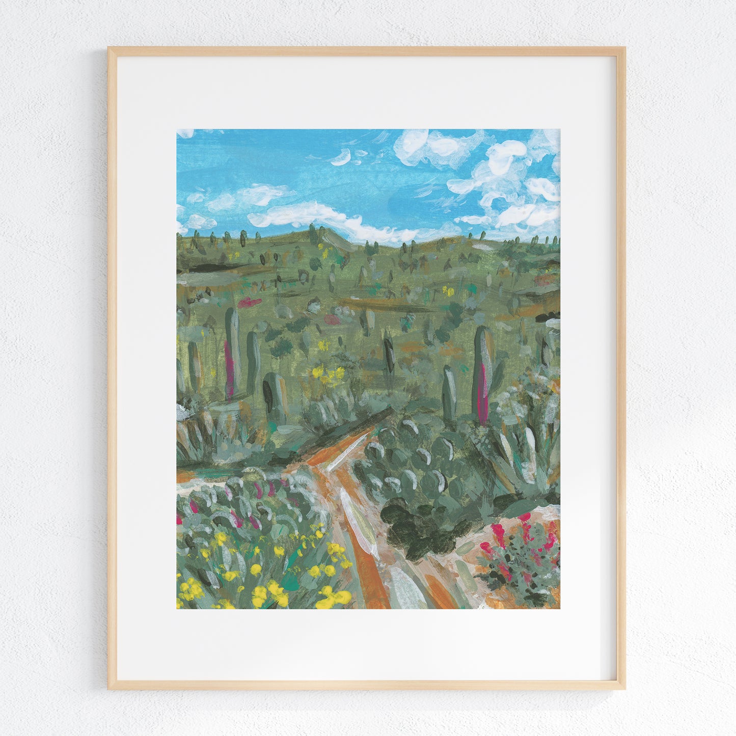 "Arizona Saguaros" Fine Art Print