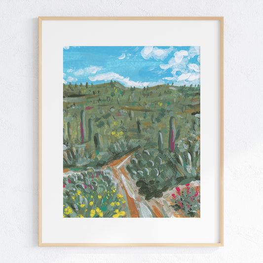 "Arizona Saguaros" Fine Art Print