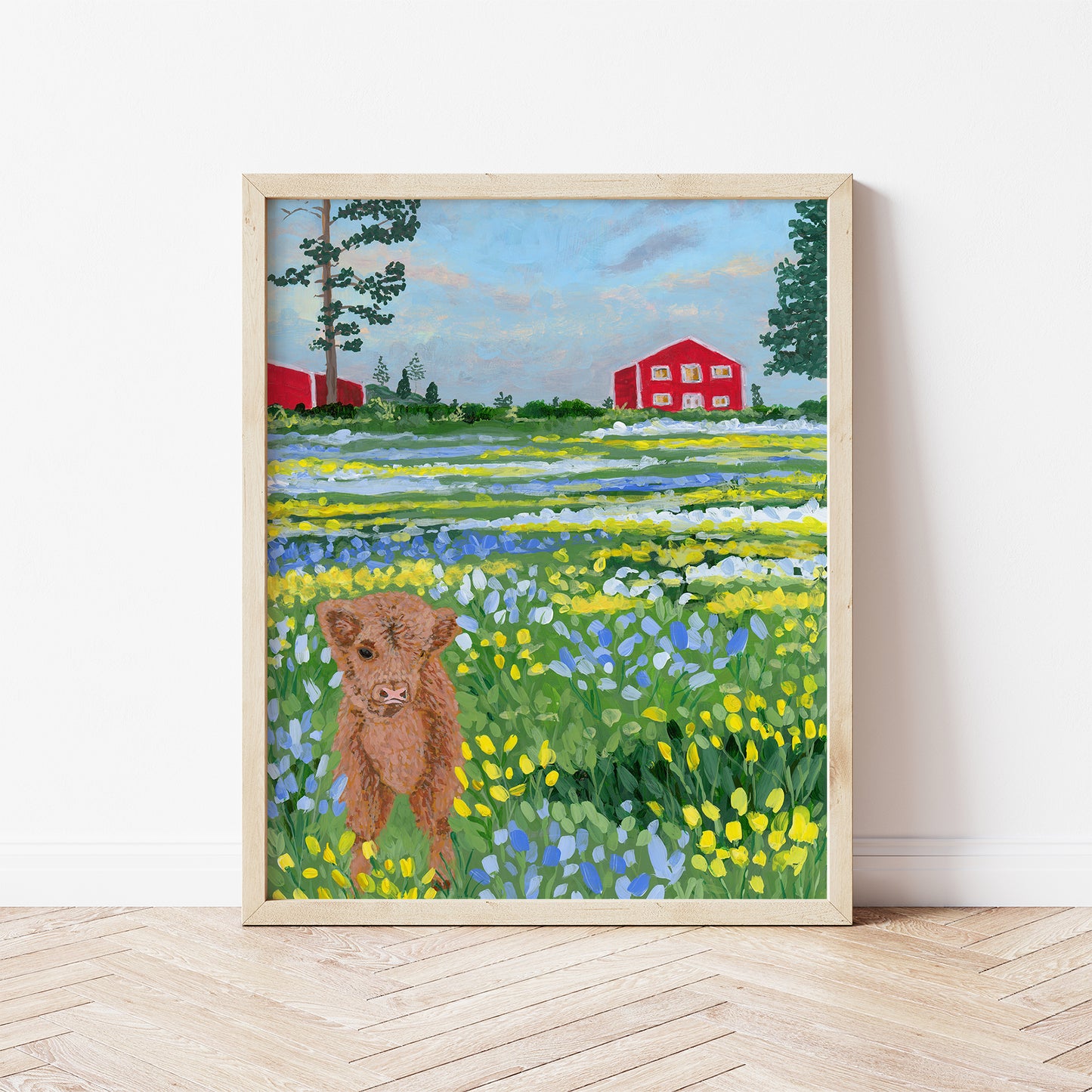 Baby Kevin in the Wildflowers - Fine Art Print