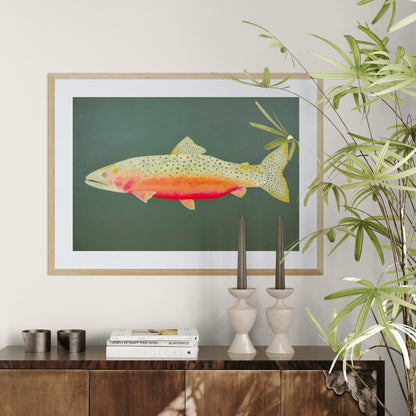 "Carlos the Cutthroat Trout" Fine Art Print
