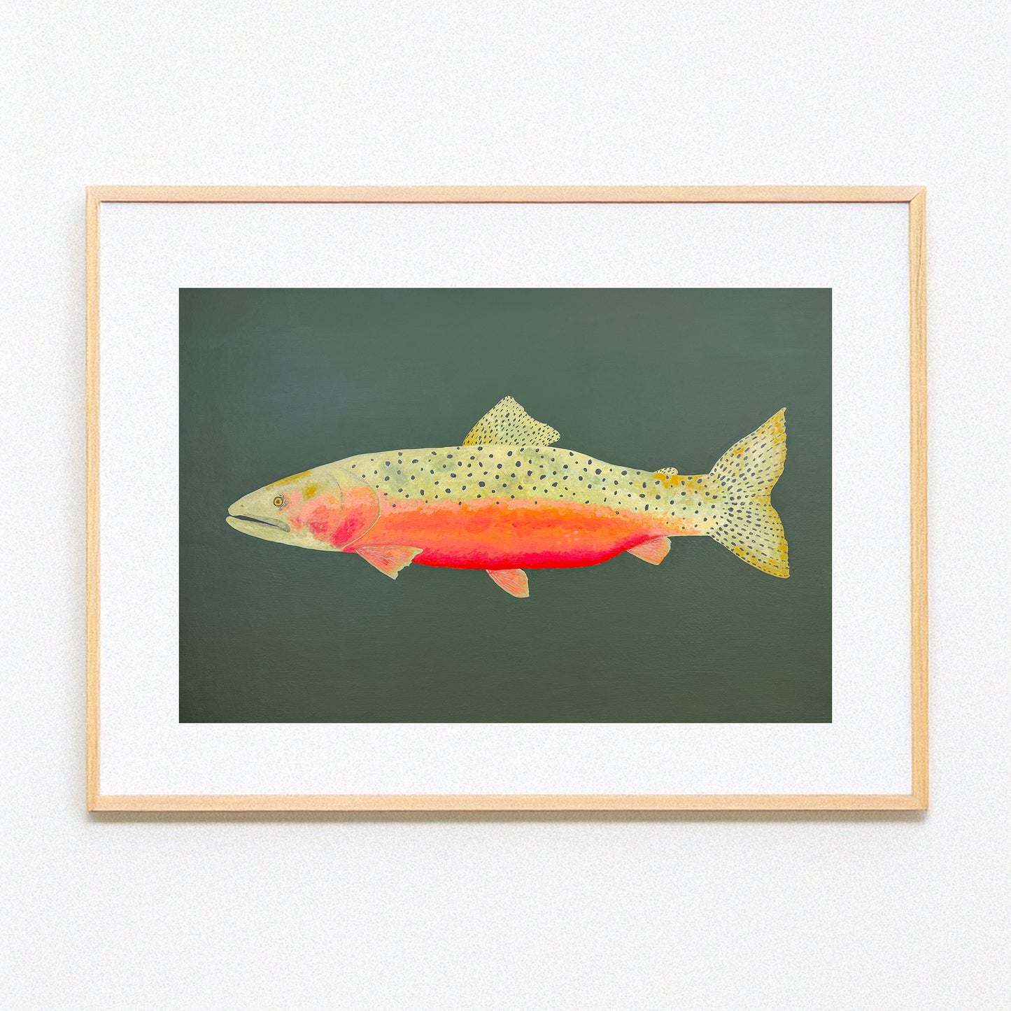 "Carlos the Cutthroat Trout" Fine Art Print
