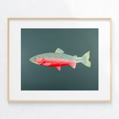 "Carl the Cutthroat Trout" Fine Art Print