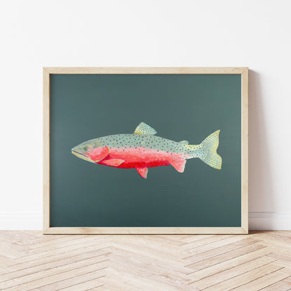"Carl the Cutthroat Trout" Fine Art Print