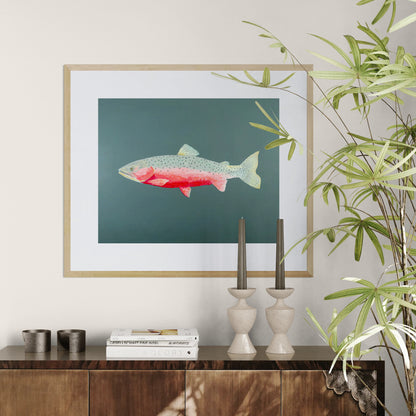 "Carl the Cutthroat Trout" Fine Art Print