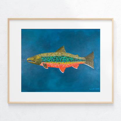 "Dolly Varden Trout - An Ode to Alaska" Fine Art Print