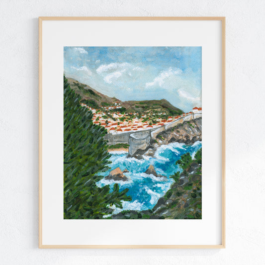 "Dubrovnik Harbor" Fine Art Print