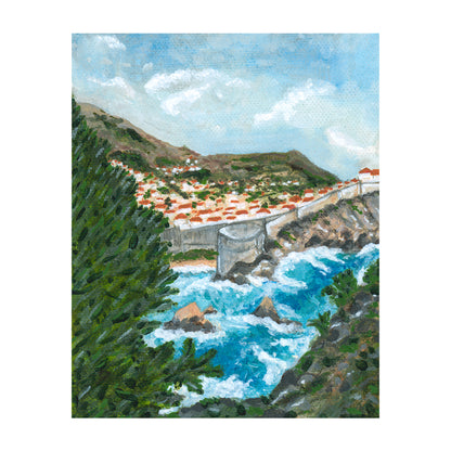 "Dubrovnik Harbor" Fine Art Print