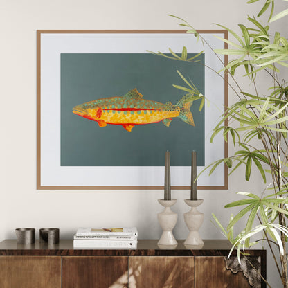"Gary the Golden Trout" Fine Art Print