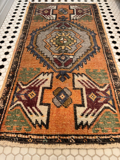 Vintage Turkish Rug 016 | 3'0 x 1'7