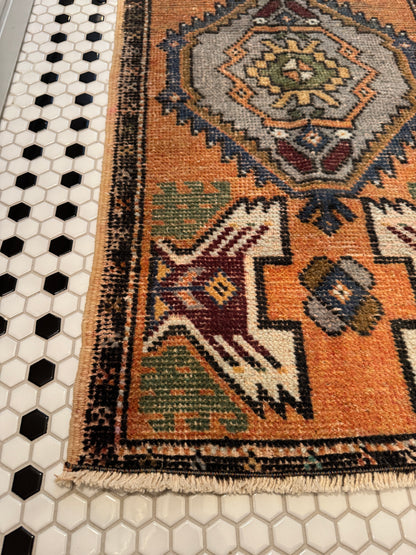 Vintage Turkish Rug 016 | 3'0 x 1'7