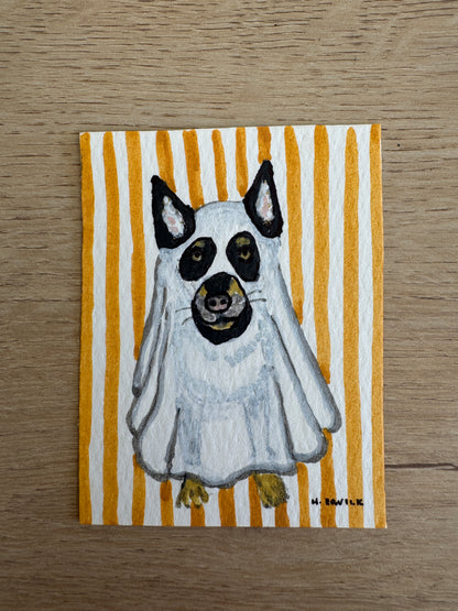Day 3: Ghost Puppy Tiny Original Spooky Cutie