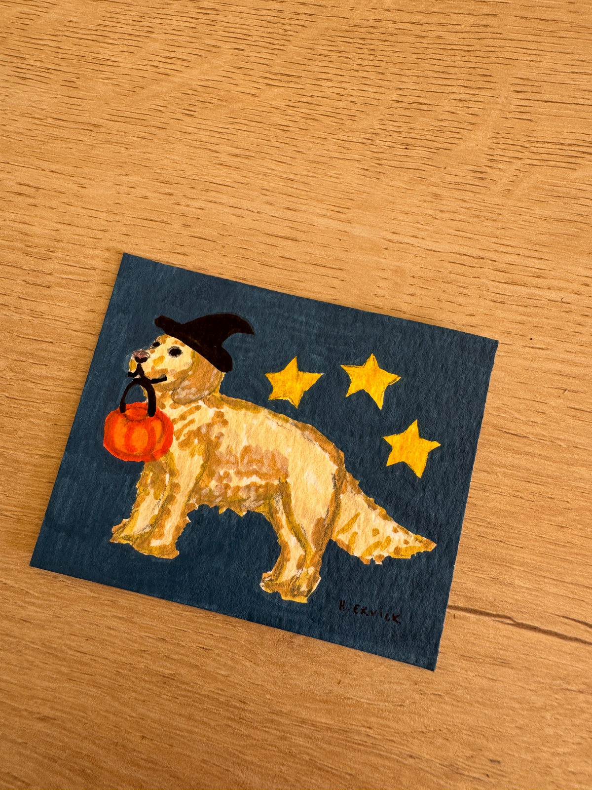 Day 1: Trick or Treat Golden Retriever Tiny Original Spooky Cutie