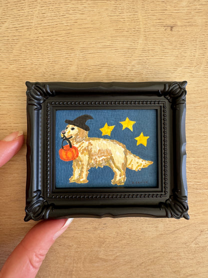 Day 1: Trick or Treat Golden Retriever Tiny Original Spooky Cutie