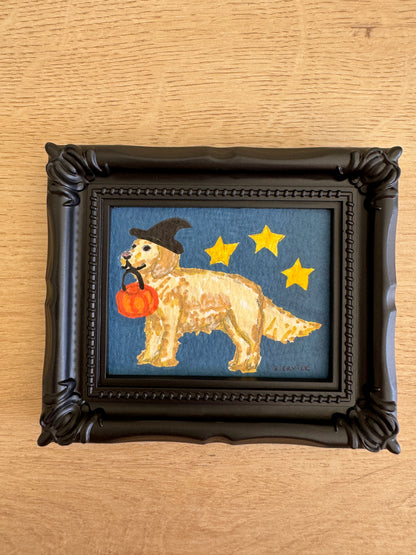 Day 1: Trick or Treat Golden Retriever Tiny Original Spooky Cutie