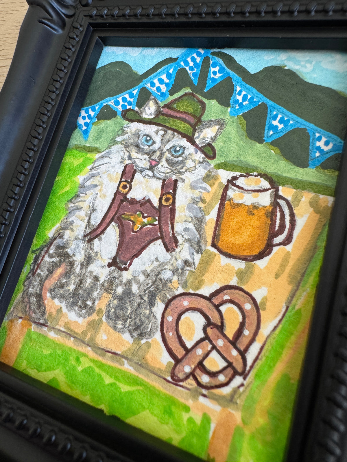 Day 12- Fluffy Kitty Goes to Oktoberfest - Spooky Cutie