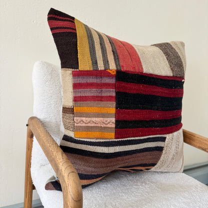 Kilim Throw Pillow 011 | 24" x 24"