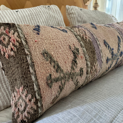 Kilim Lumbar Pillow 021 | 12" x 36"