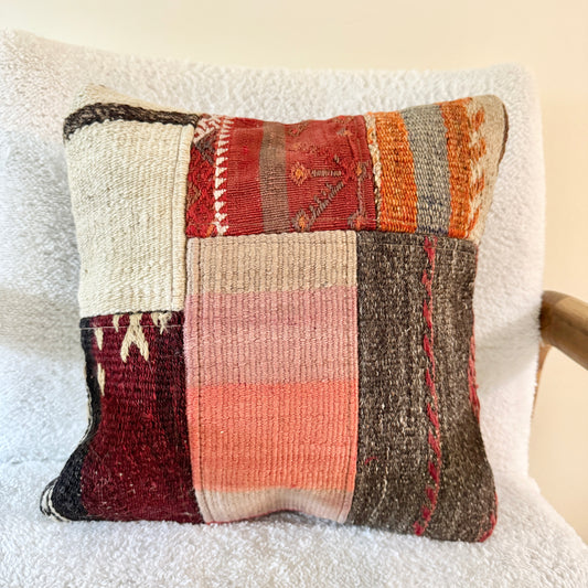 Kilim Throw Pillow 027 | 14 x 14"