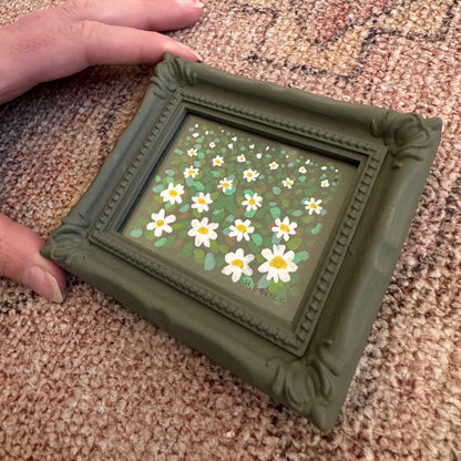 Tiny Original Painting "Daisies"