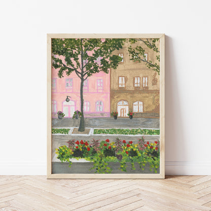 "Oslo Buildings" Fine Art Print