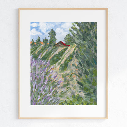 "Palisade Lavender" Art Print