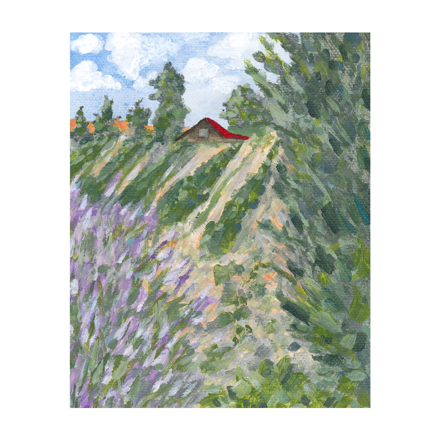 "Palisade Lavender" Art Print