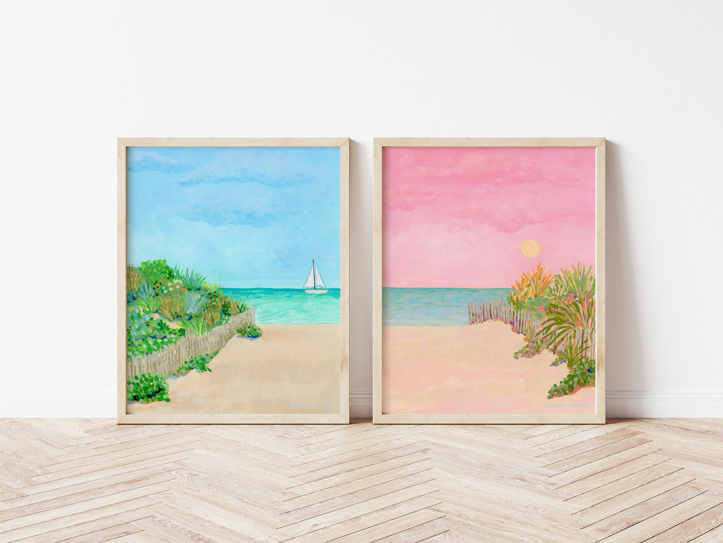 "Pink Glow Dunes" - Beach Fine Art Print - Stories from the Shore Collection