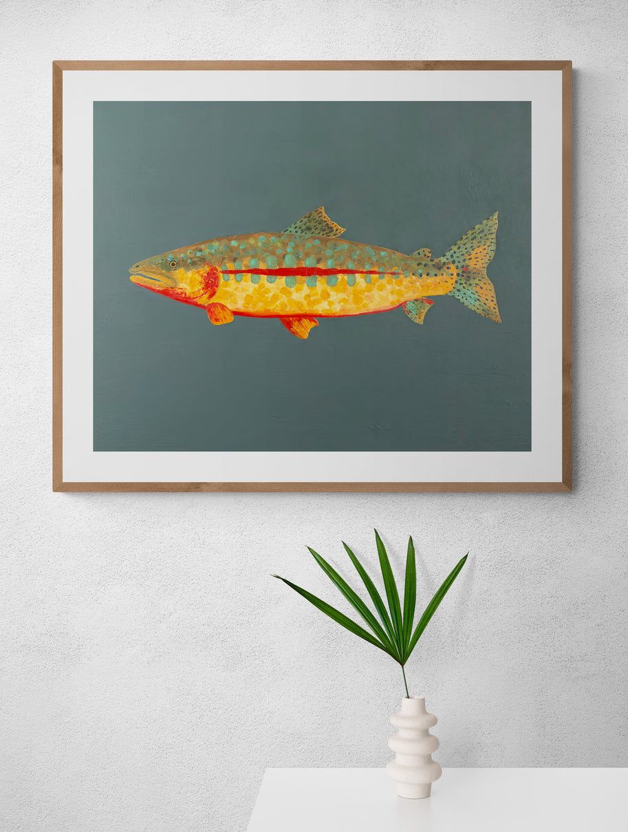 "Gary the Golden Trout" Fine Art Print