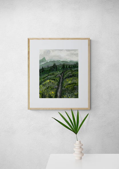 "Vail Trails" Art Print