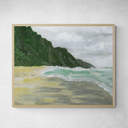 "Kauai Cliffs" Art Print