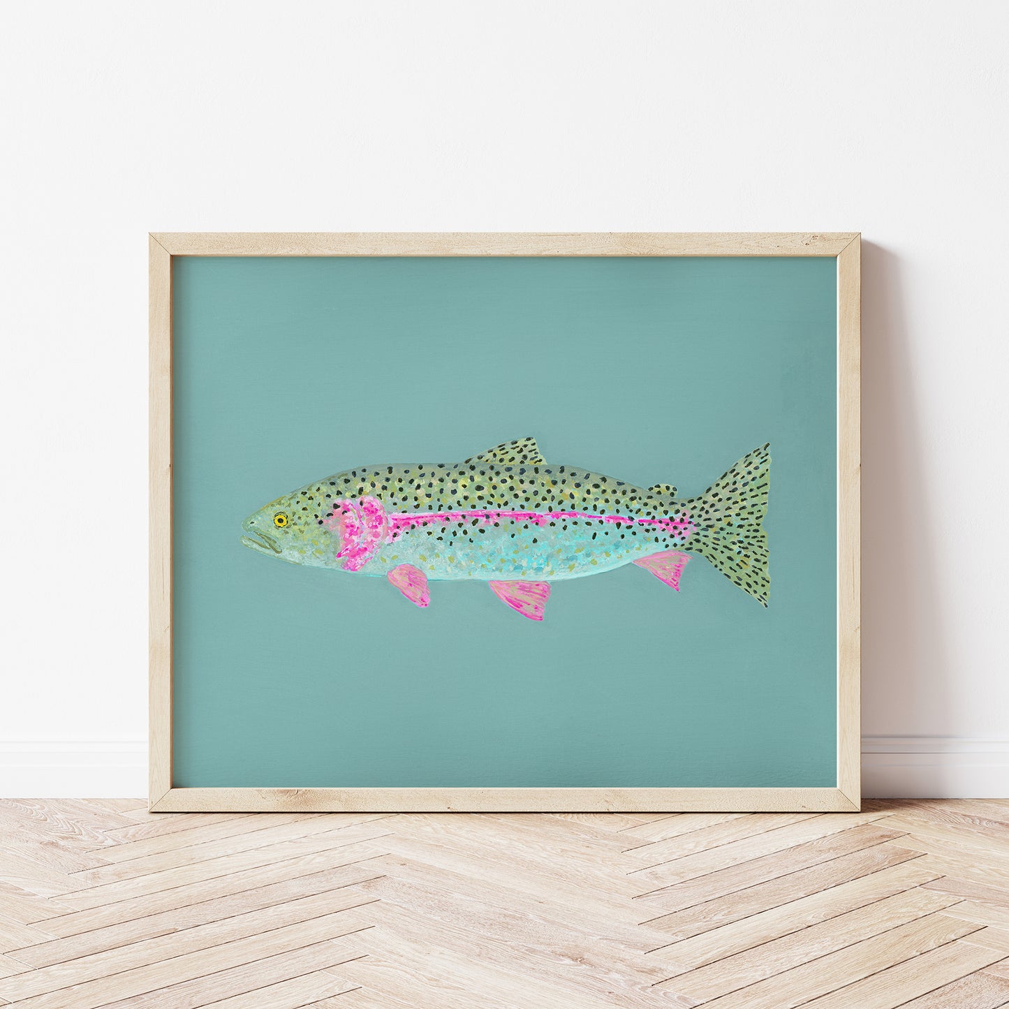 "Ronnie the Rainbow Trout" Fine Art Print